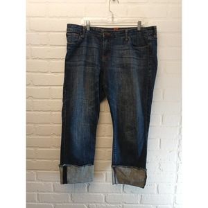 Kut from the Kloth woman's cuffed jeans size16